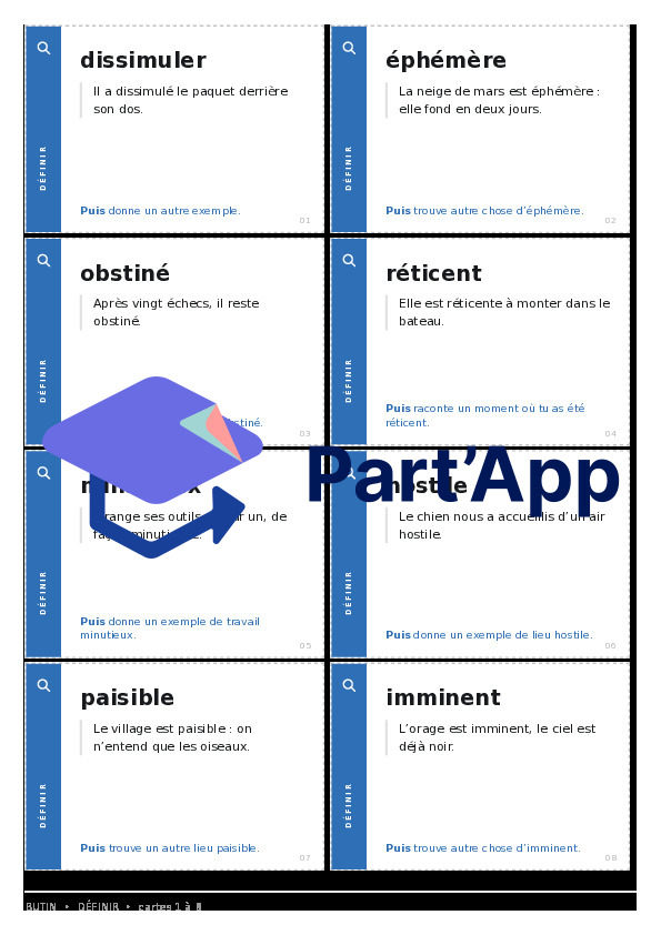 Butin 7-8H : 48 cartes pour enrichir son vocabulaire_7