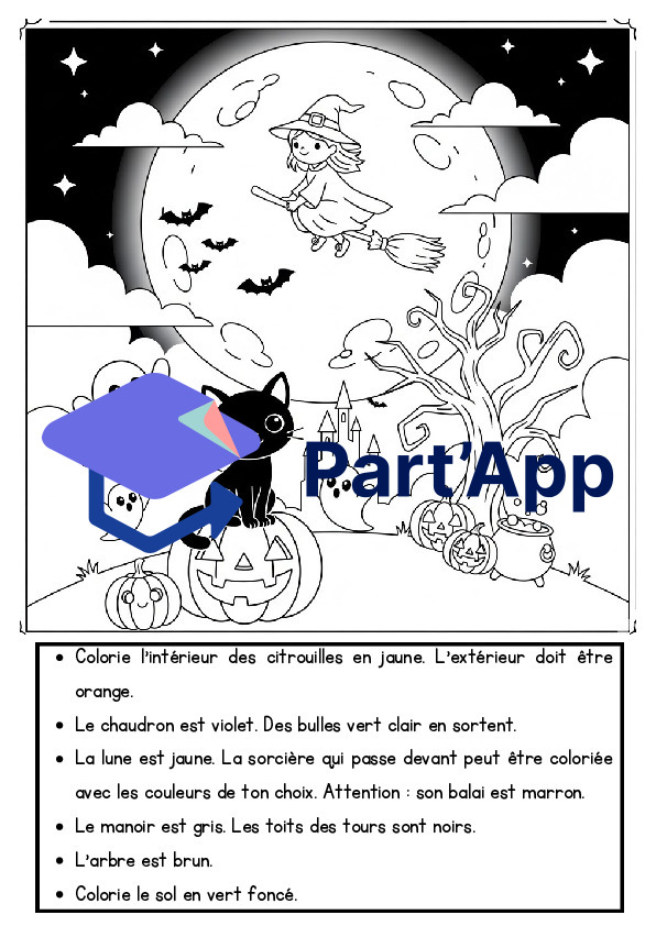Coloriage sous consignes Halloween_5