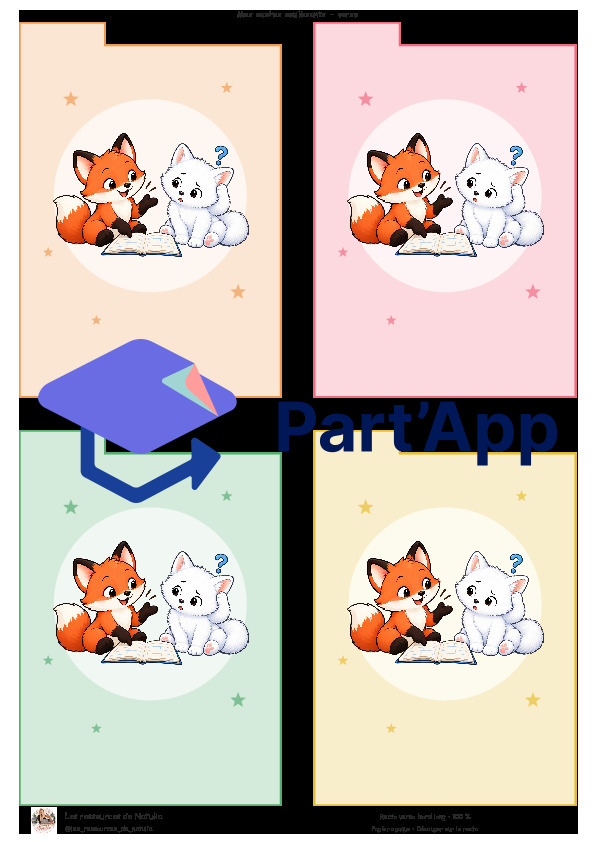 🦊 J’apprends mes tables avec Foxy — Porte-clés des tables avec astuces et caches autocorrectifs | 7 CHF 🦊_9