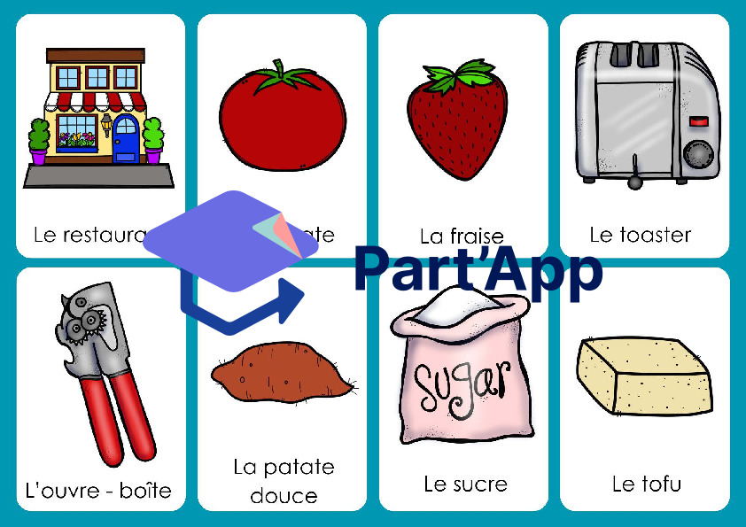 Lexique / Vocabulaire sur l'Alimentation_8