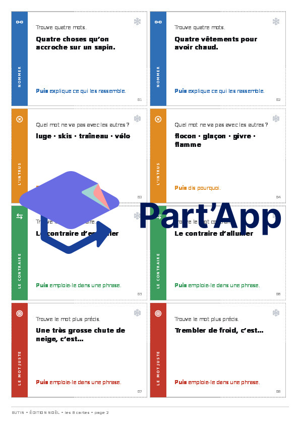 Vocabulaire 3-6H — 8 cartes spéciales Noël (Butin)_6
