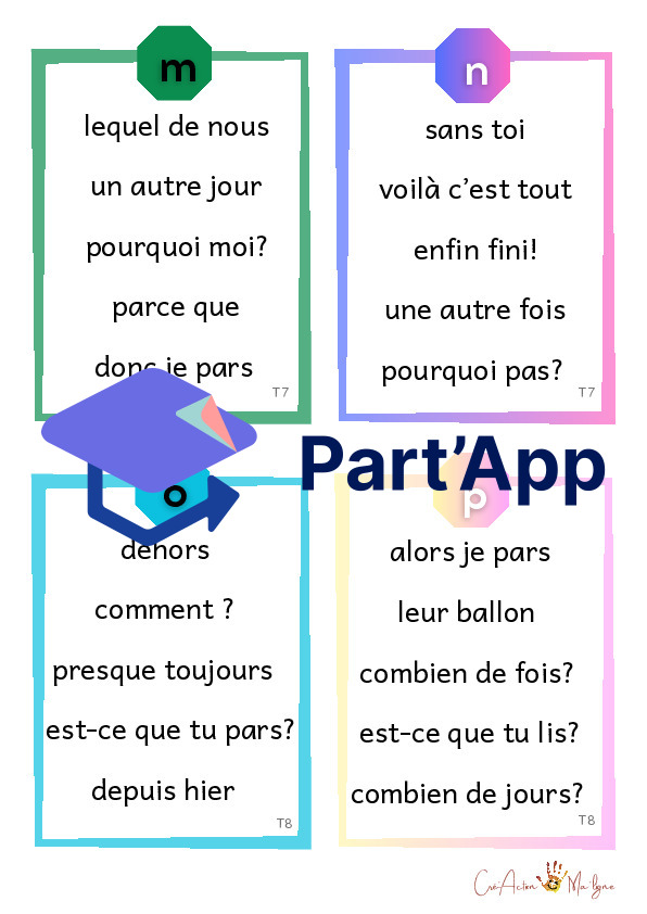 Mots fréquents en contexte - s'entrainer à les lire_6