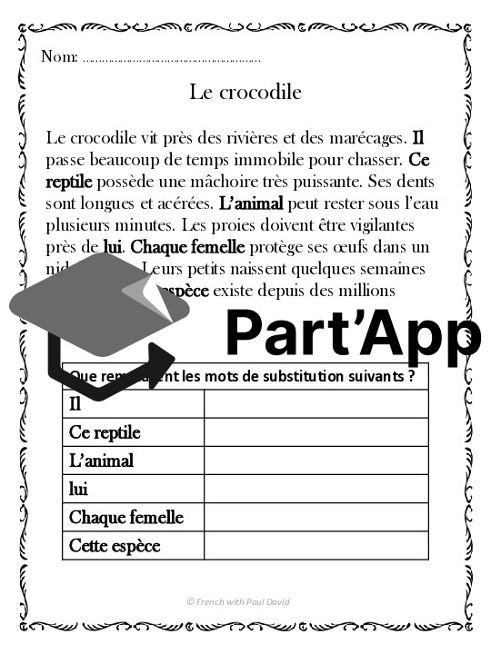 Les mots de substitution dans un texte_2