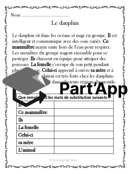 Les mots de substitution dans un texte_3