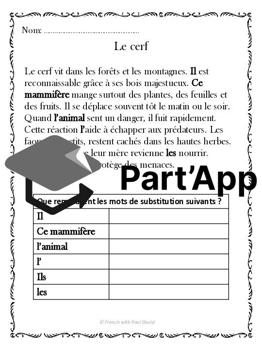 Les mots de substitution dans un texte_8