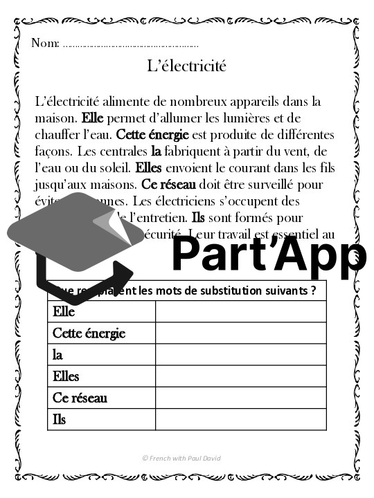 Les mots de substitution dans un texte_10
