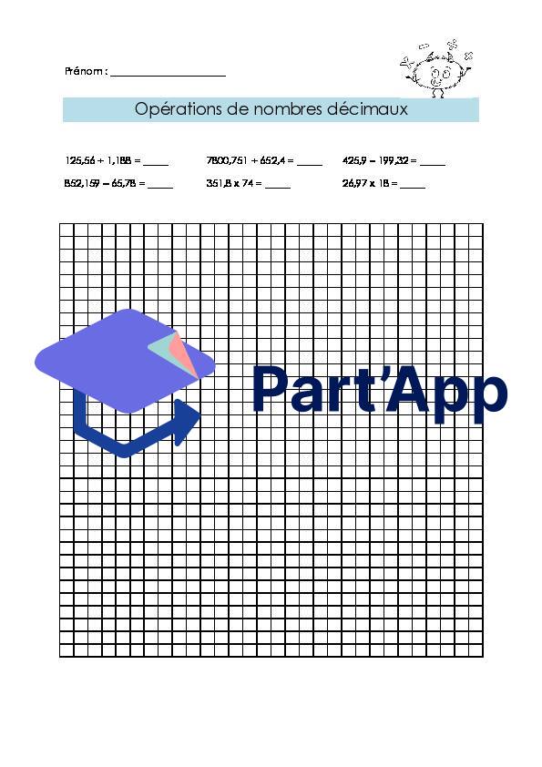 Maths 7H-8H - Algorithmes sur les addittions, soustractions et multiplications 2 (fiche d'exercices)_2