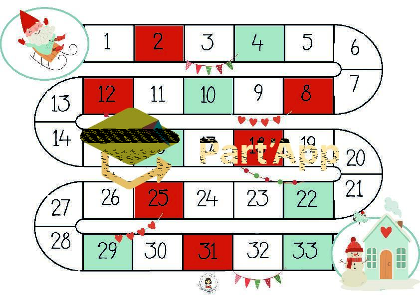 Jeu de l'échelle Hiver et Noël_2