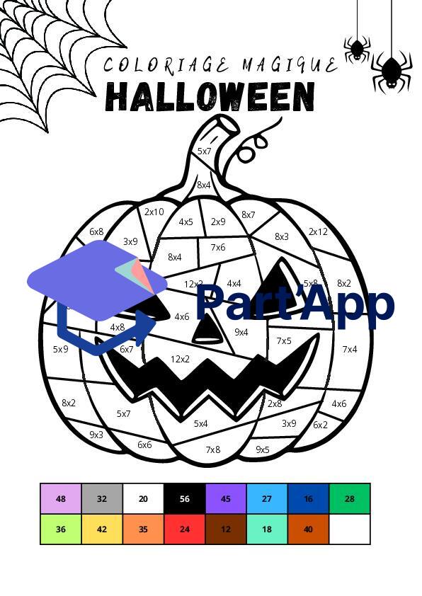 Tous les livrets - Coloriage magique "Halloween"_2