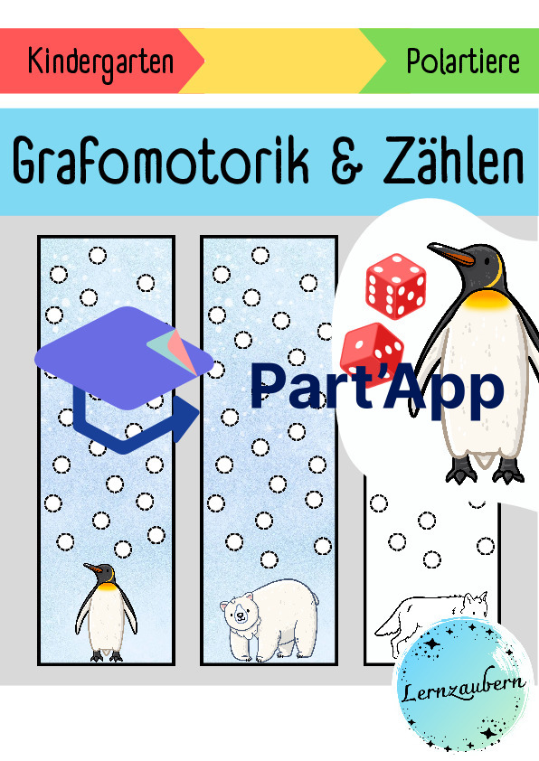 Grafomotorik und Zählen (Polartiere)_2