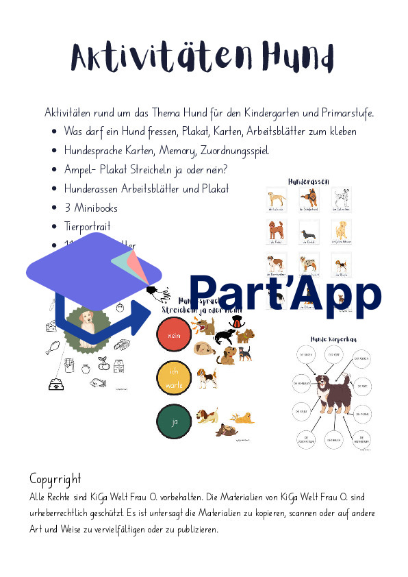 Aktivitäten zum Thema Hund/ Schulhund_2