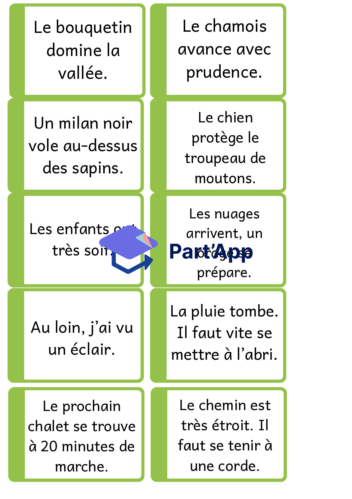 jeu de plateau : 4e FdL "Montagne"  voc.- lecture_5