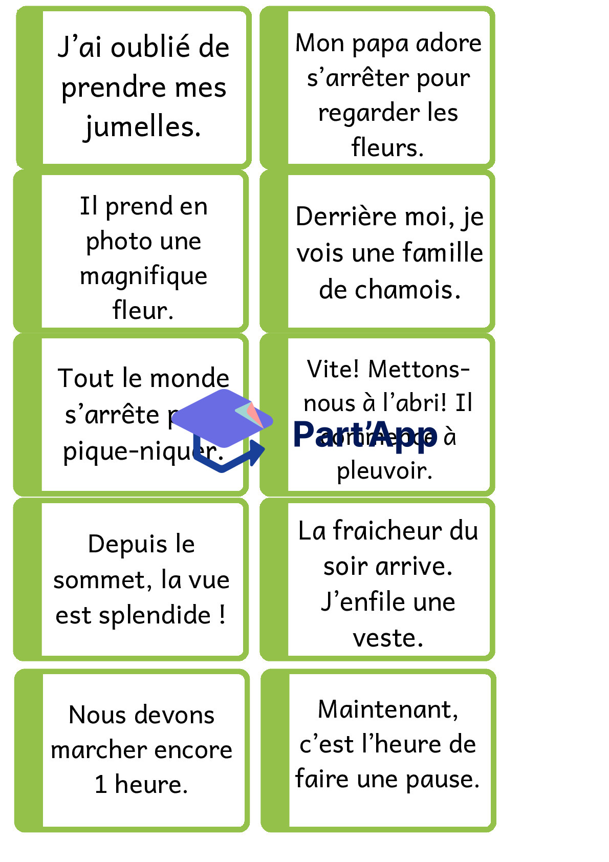 jeu de plateau : 4e FdL "Montagne"  voc.- lecture_6