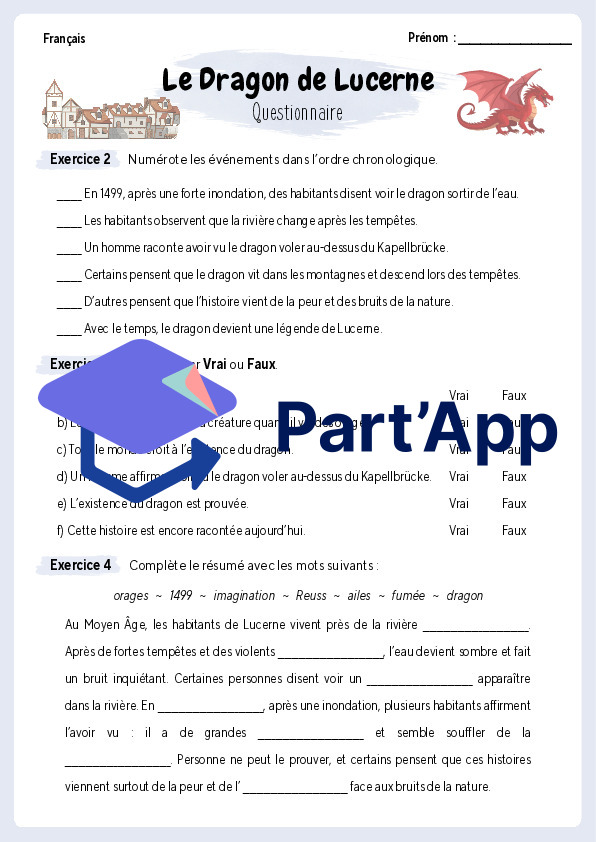 Compréhension écrite - La légende_10