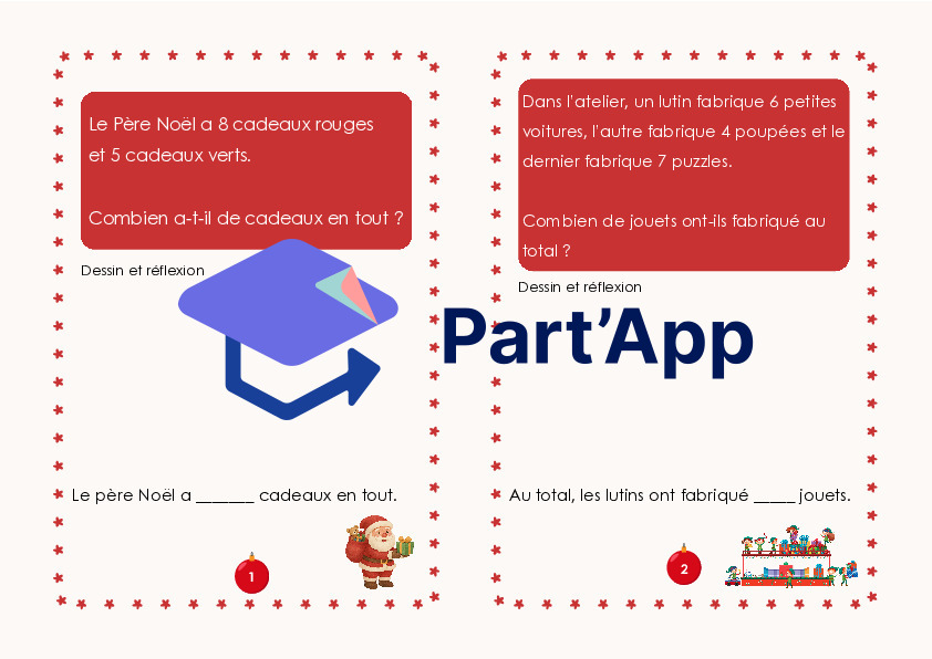 Problèmes de maths Noël 4H_2