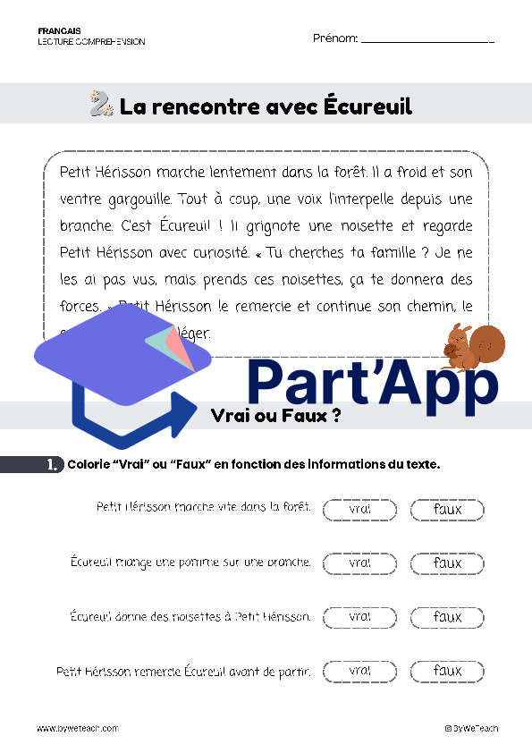 Lecture suivie - Le printemps  - Niveau 2_4