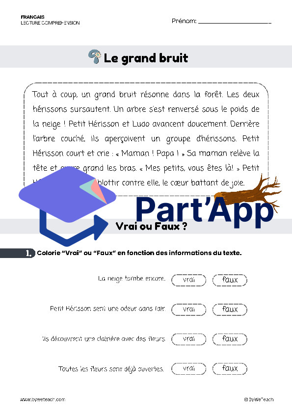 Lecture suivie - Le printemps  - Niveau 2_11