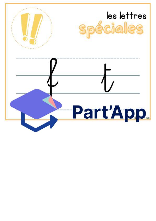 Affiche : lettres cursives selon leur taille_5