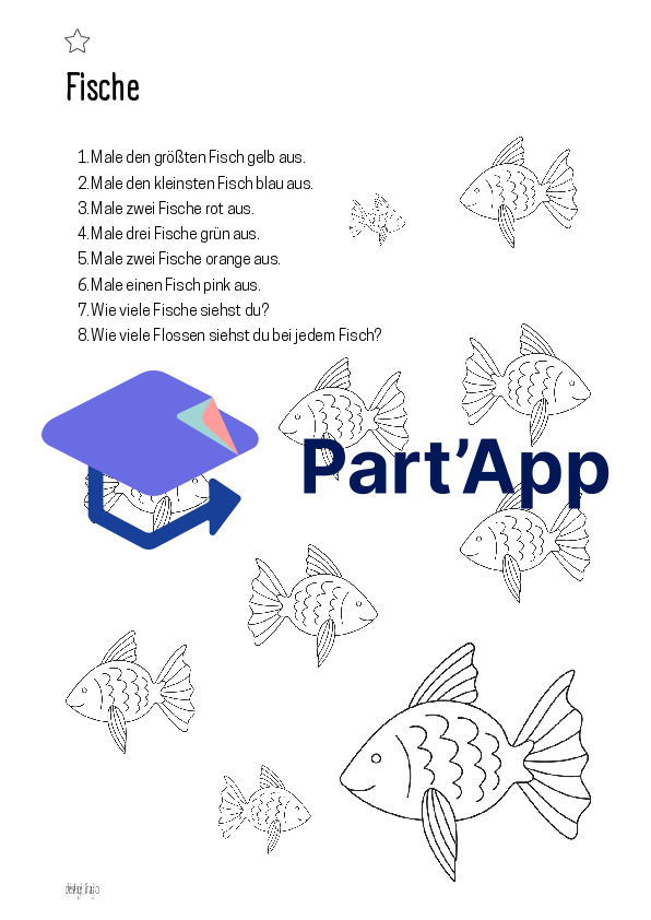 Hör- & Leseverstehen Fische & Meerestiere | Mengen, Farben & Grössen | differenziert_4
