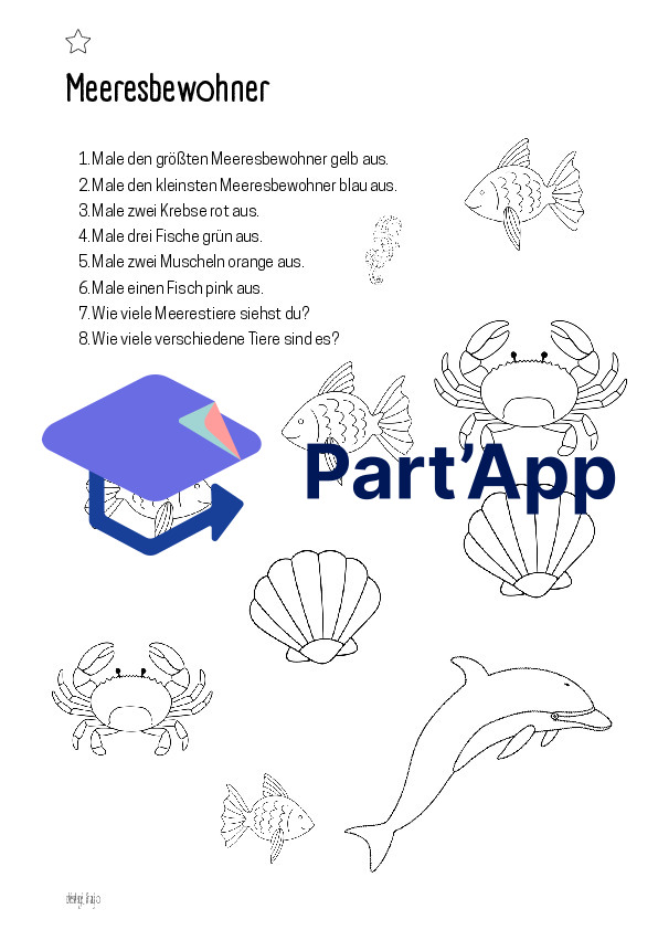 Hör- & Leseverstehen Fische & Meerestiere | Mengen, Farben & Grössen | differenziert_6