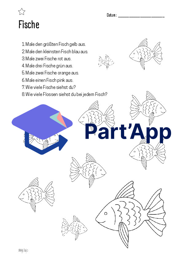 Hör- & Leseverstehen Fische & Meerestiere | Mengen, Farben & Grössen | differenziert_8