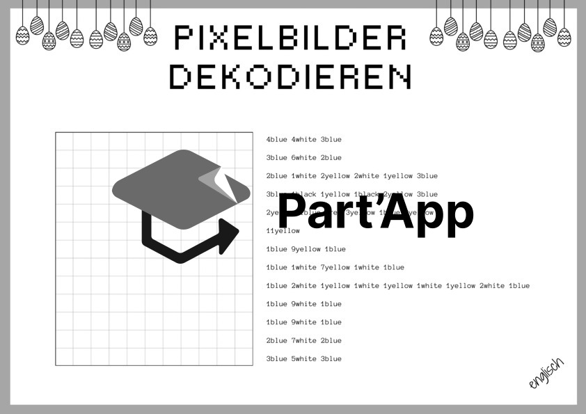 Pixelbilder dekodieren - Küken_3