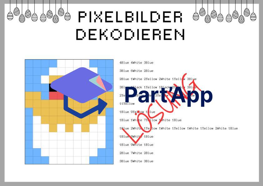 Pixelbilder dekodieren - Küken_7