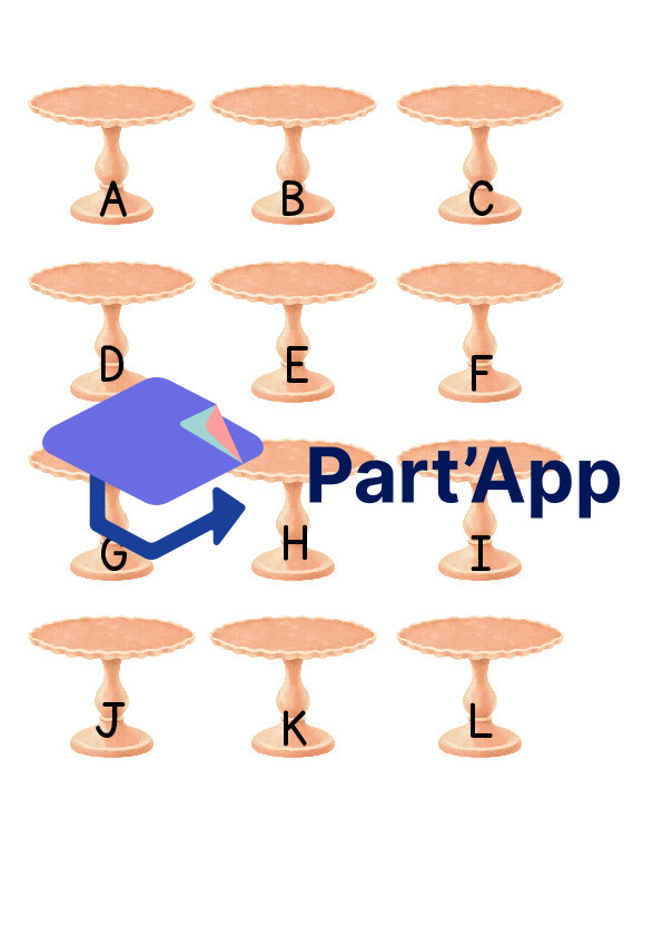 JEU ALPHABET : Association MAJUSCULES MINUSCULES – Version Gâteaux Gourmands_4