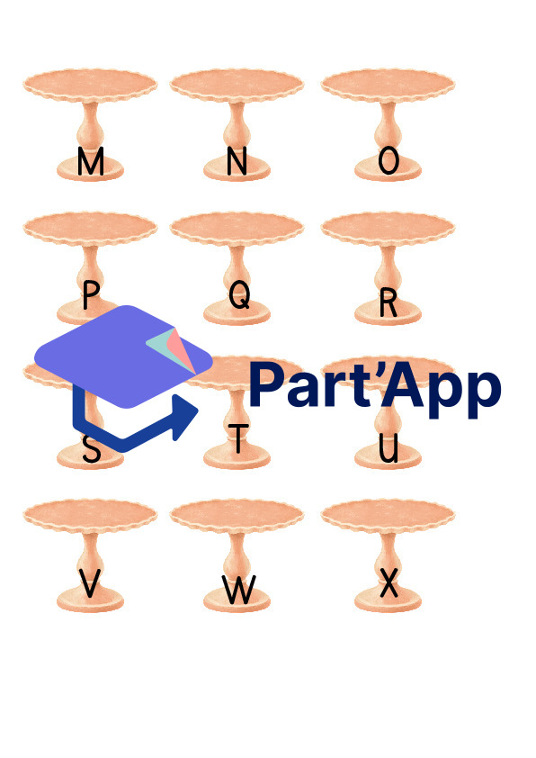 JEU ALPHABET : Association MAJUSCULES MINUSCULES – Version Gâteaux Gourmands_5