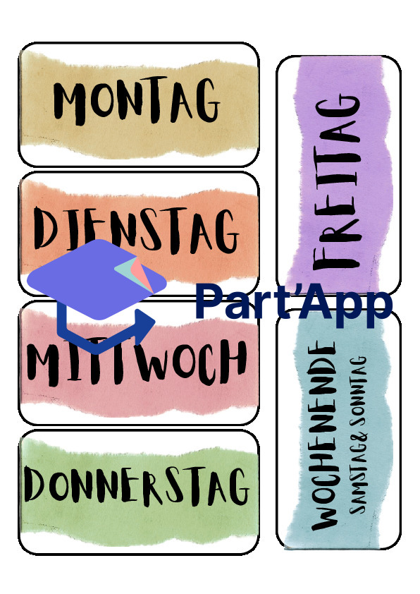 Wochenplan Karten Set_8