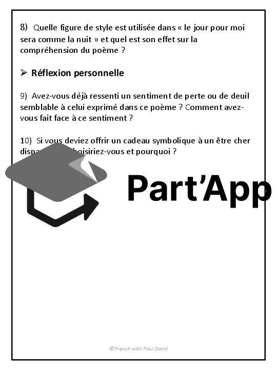 Compréhension de lecture - Poème lyrique_4