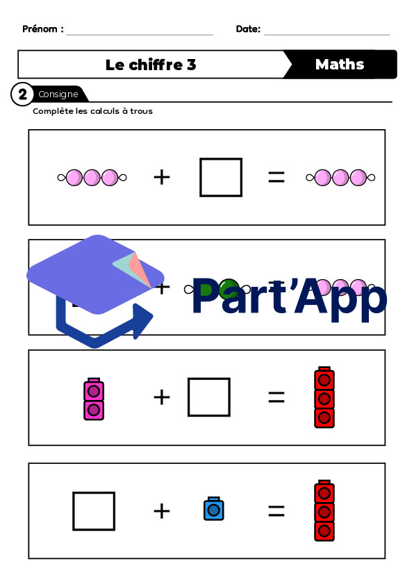Décomposition du chiffre 3_3
