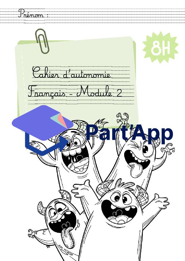 Dossier d’autonomie – Français 8H | Module 2_2