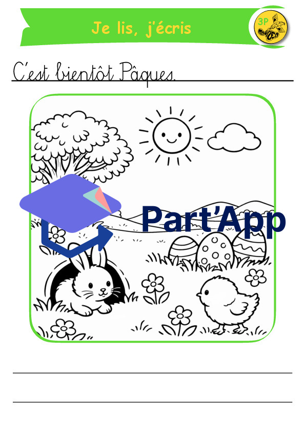 3P j’écris, je colorie de Pâques_3