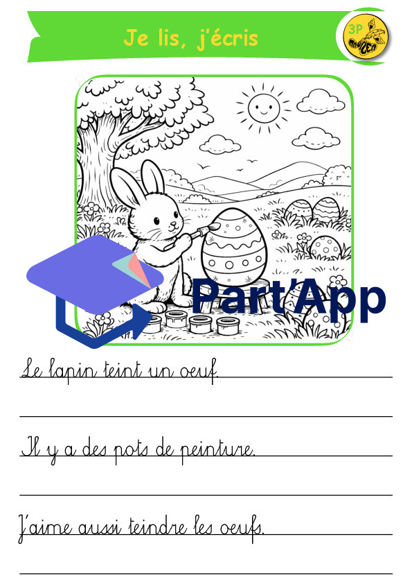 3P j’écris, je colorie de Pâques_11