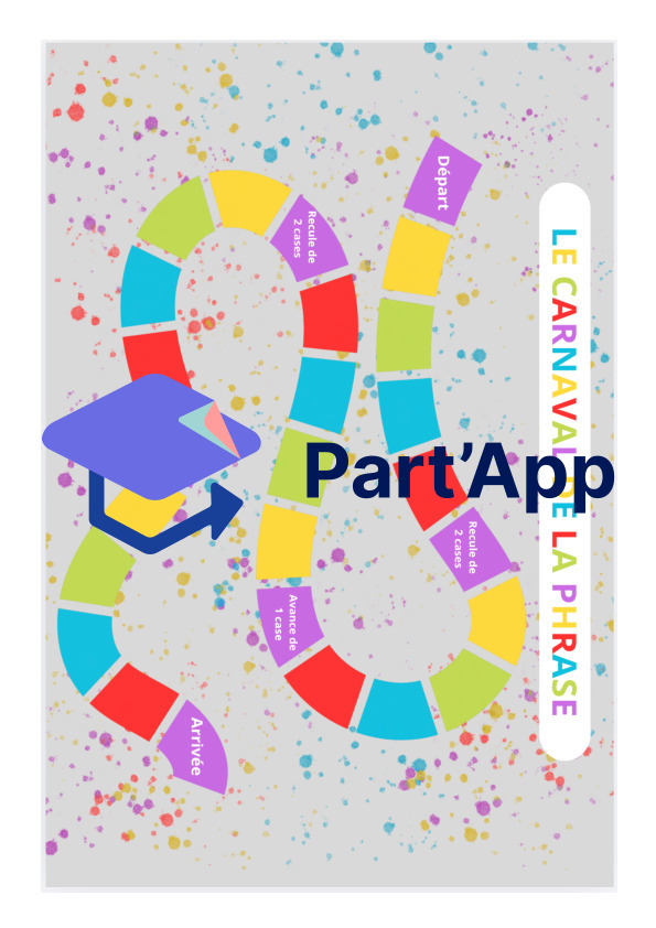 Jeu grammaire : sujet, verbe, prédicat, infinitif, thème carnaval_2