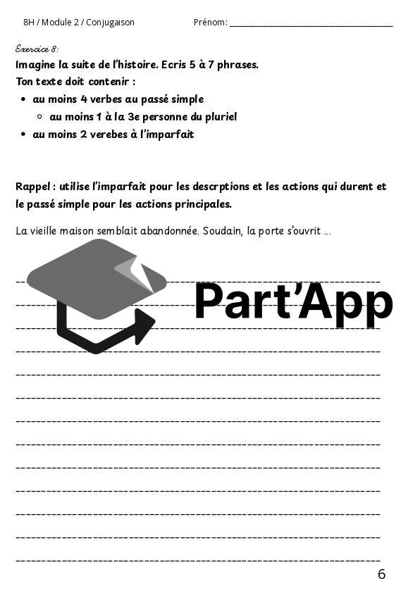 Indicatif passé simple - module 2_7