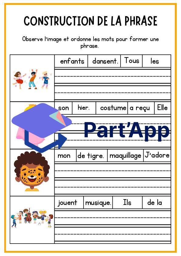 Remettre les mots dans l'ordre - Carnaval_3