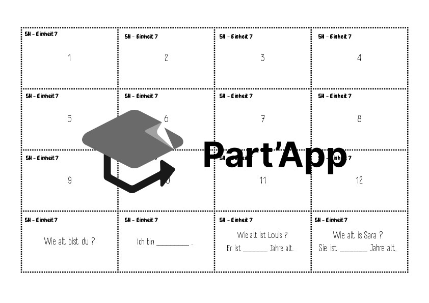 Cartes de vocabulaire allemand 5H_7
