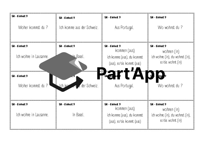 Cartes de vocabulaire allemand 5H_10