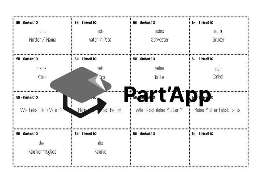 Cartes de vocabulaire allemand 5H_11