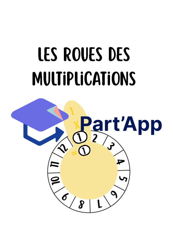 Roues des multiplications – Tables de 1 à 12 (Atelier manipulation & auto-correction)_2