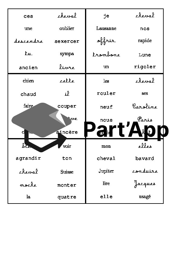 Jeu du double classes grammaticales_7