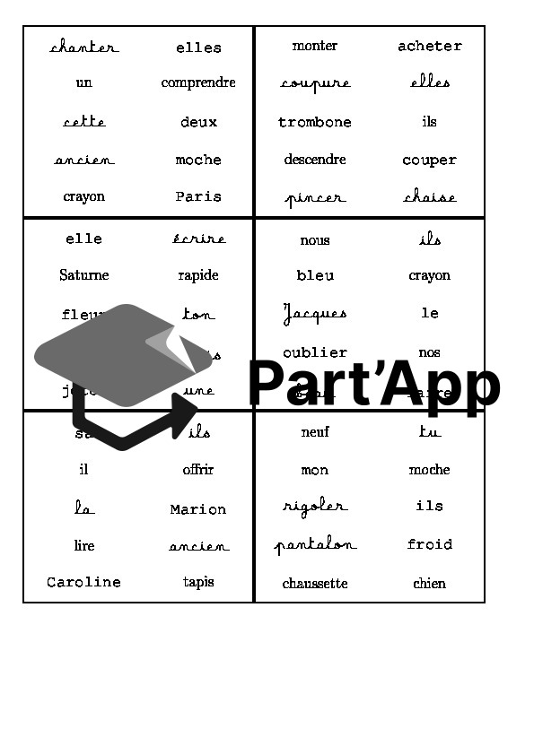 Jeu du double classes grammaticales_11
