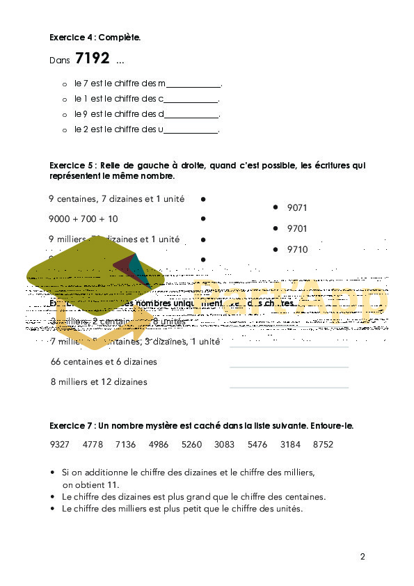 MATHS 7e - 2 dossiers de révision 6e_3