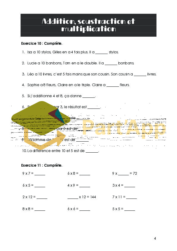 MATHS 7e - 2 dossiers de révision 6e_5