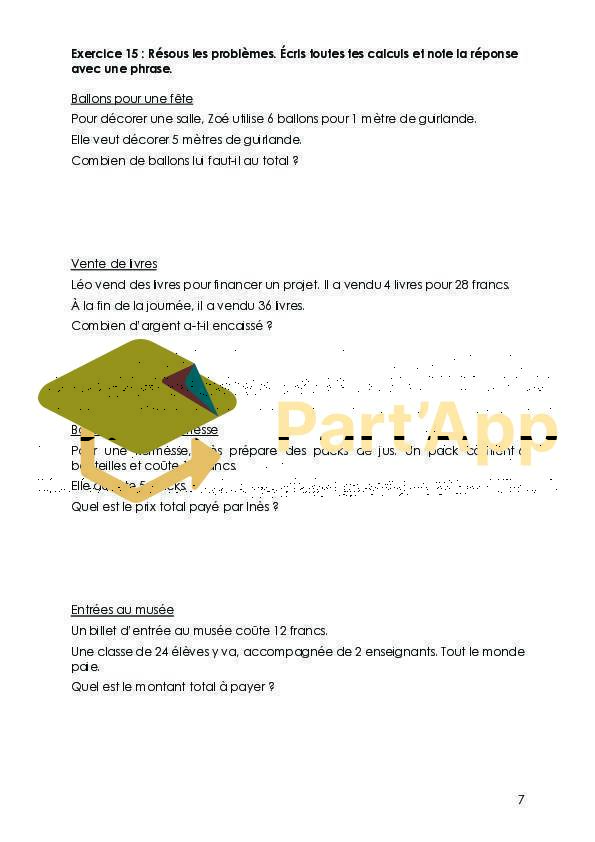 MATHS 7e - 2 dossiers de révision 6e_8