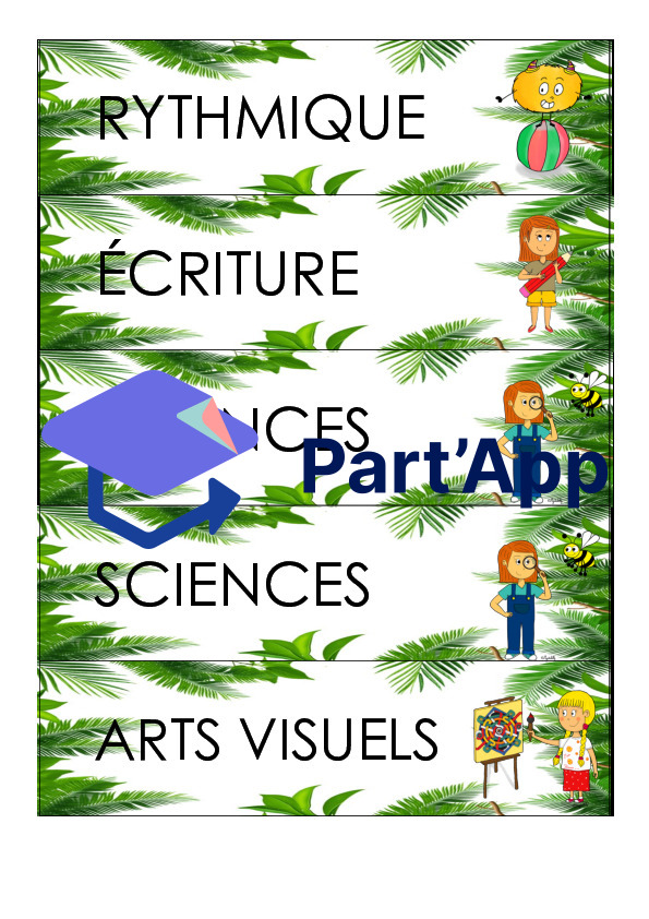 Affichage ordre du jour - Jungle / tropical_4