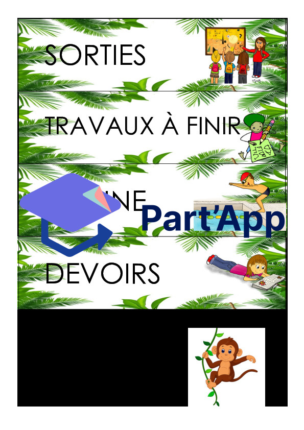 Affichage ordre du jour - Jungle / tropical_7