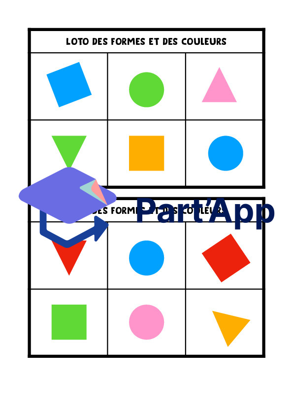 Loto des formes et des couleurs 3P_2